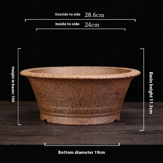 Maceta de Cerámica Refractaria para Orquídeas, Clivias y Plantas Verdes - Image 7