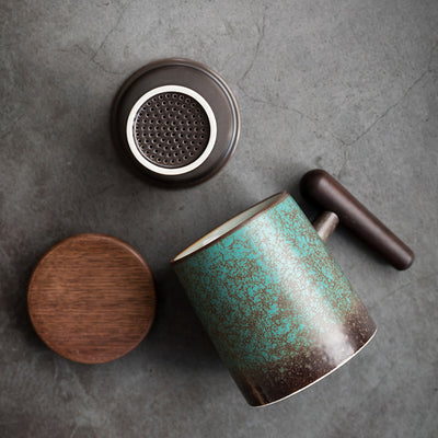Colador de Té con Tazas Separadoras de Agua Filtrada - Image 7