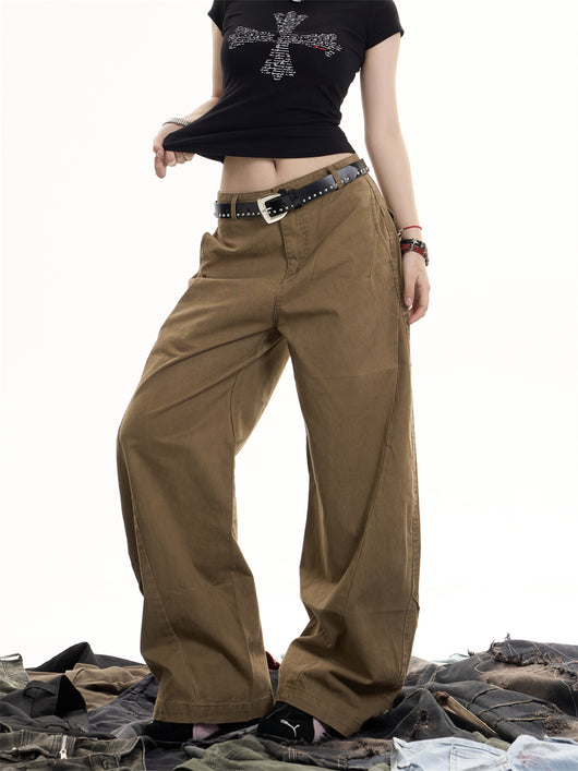 Overol Ancho Deconstruido Estilo Retro Lavado para Mujer - Image 5