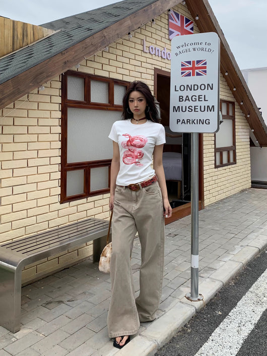 Playera Casual Estampada Slim Fit para Mujer - Image 7