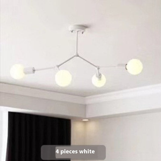 Lámpara de Techo Minimalista de Hierro para Dormitorio y Sala - Image 9