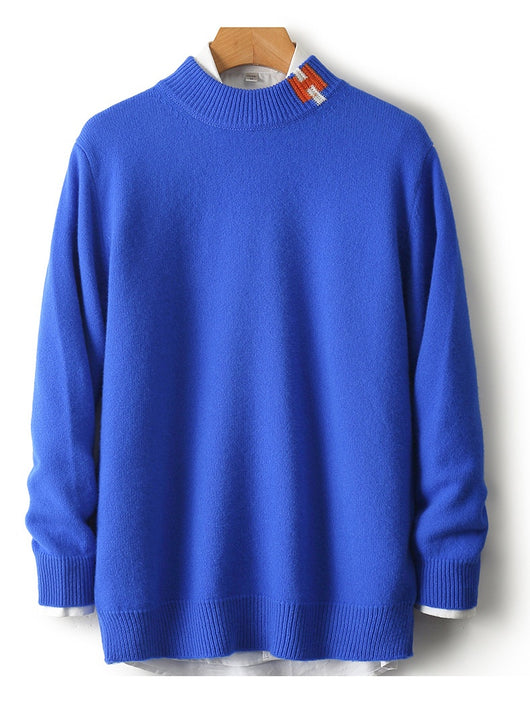 Suéter Jacquard Oversized de Lana - Tejido Casual y Trendy - Image 24