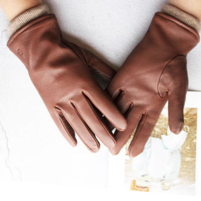 Guantes de Motociclista en Cuero Genuino Ante y Gamuza para Hombre - Image 11