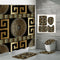 3D Printed Shower Curtain, No Punching - Premium Polyester