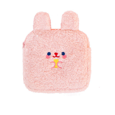 Bolsa de Higiene Menstrual con Bordado de Peluche - Capacidad Grande - Image 7
