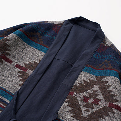 Chaqueta Acolchada de Algodón Estilo Étnico Retro para Hombre - Image 13