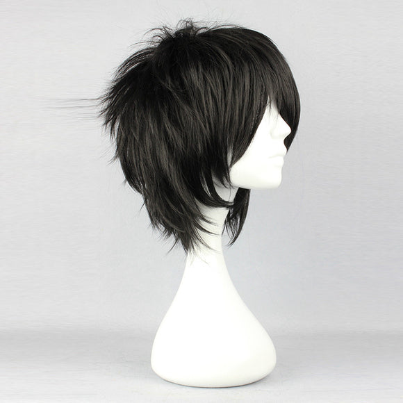 Peluca Cosplay Anime Cabello Corto Seda Alta Temperatura