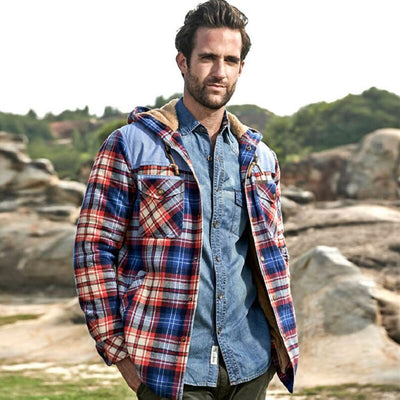 Camisa a Cuadros con Capucha - Image 4