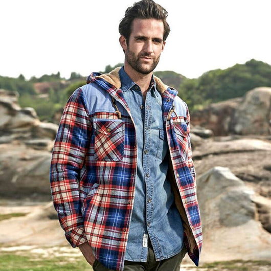 Camisa a Cuadros con Capucha - Image 4