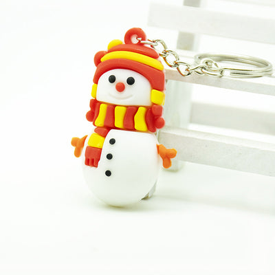 Llavero Navideño con Diseño Festivo - Papá Noel, Reno y Árbol - Image 28