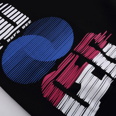 Playera Manga Larga Estampado Alfabeto Relajado para Hombre - Image 7