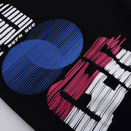 Playera Manga Larga Estampado Alfabeto Relajado para Hombre - Image 7