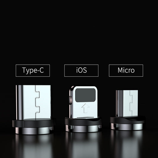 Cable Magnético 3 en 1 USB-C, Micro USB y Lightning - Image 10