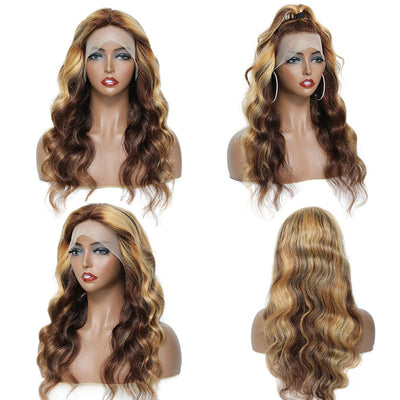 Peluca Frontal de Encaje P4 27 Cabello Natural Premium - Image 4