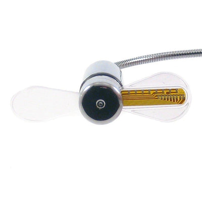 Ventilador USB Mini Flexible con Reloj LED y Luz Ajustable - Image 14
