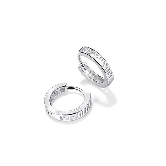 Aretes Romanos de Plata Fina 925 para Mujer - Image 4