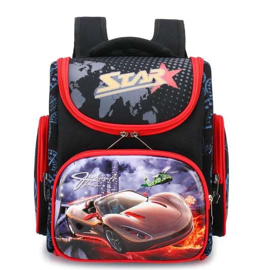 Mochila Escolar EVA Rígida con Compartimento Expandible