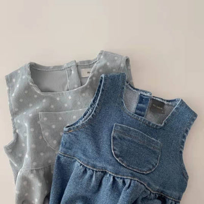 Pijama Enterizo de Franela con Lunares para Bebé - Image 3