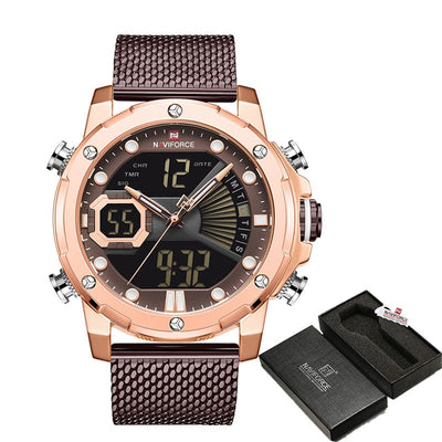 Reloj Deportivo Multifunción Dual Display Resistente al Agua para Hombre - Image 10