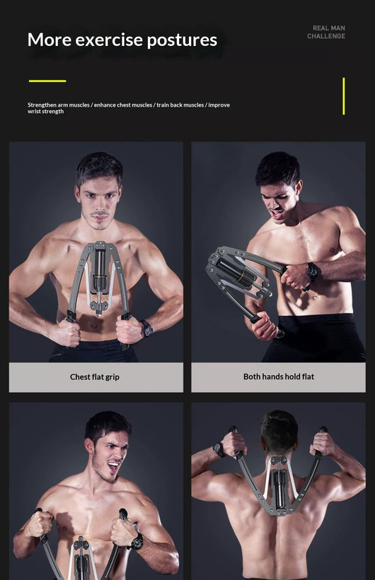 Entrenador de Fuerza de Brazos Hidráulico Ajustable para Hombres - Image 17