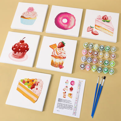 Kit de Pintura al Óleo Miniatura DIY - Paisajes y Flores para Principiantes - Image 43