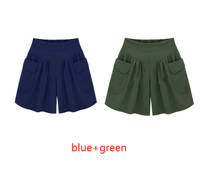 Shorts Holgados Talla Plus XL - Cintura Elástica Verano Casual - Image 12