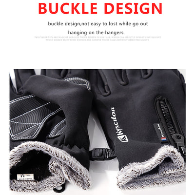 Guantes de Ciclismo con Pantalla Táctil y Cierre de Cremallera - Image 11