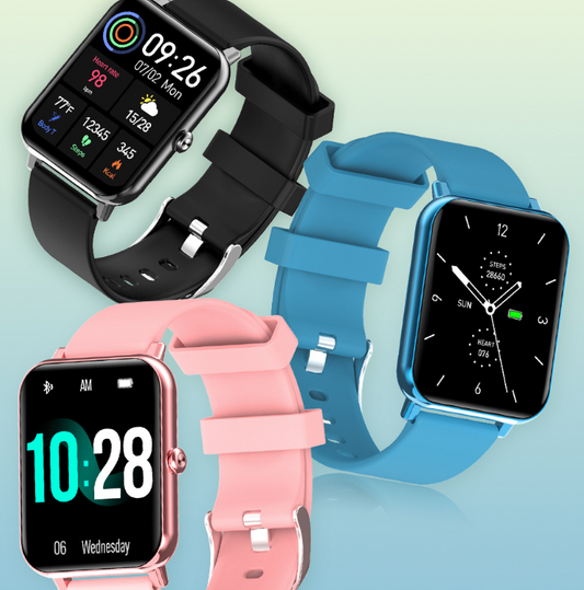 Pulsera Inteligente con Monitor de Frecuencia Cardíaca y Oxígeno en Sangre