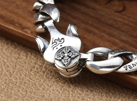 Pulsera Pixiu Vajra Giratoria Retro para Hombre - Image 16