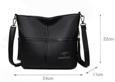 Bolso Bandolera de Cuero Sintético con Gran Capacidad - Image 10