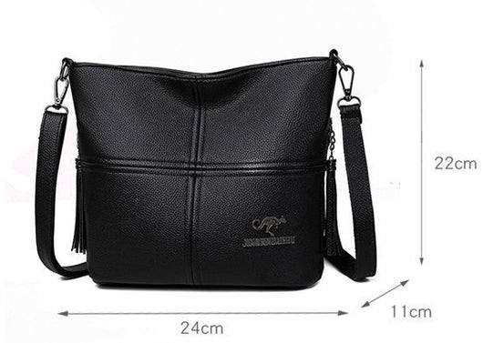 Bolso Bandolera de Cuero Sintético con Gran Capacidad - Image 10