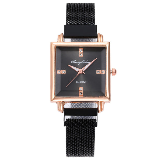 Reloj de Diamantes para Mujer con Cierre Magnético de Diseño Minimalista - Image 15