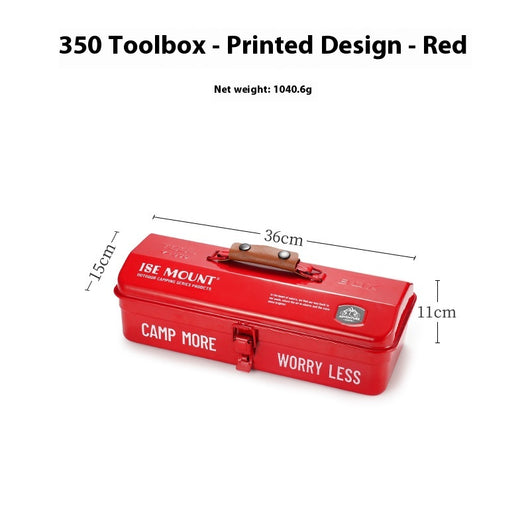 Caja de Herramientas para Camping Outdoor con Compartimentos y Stickers - Image 20