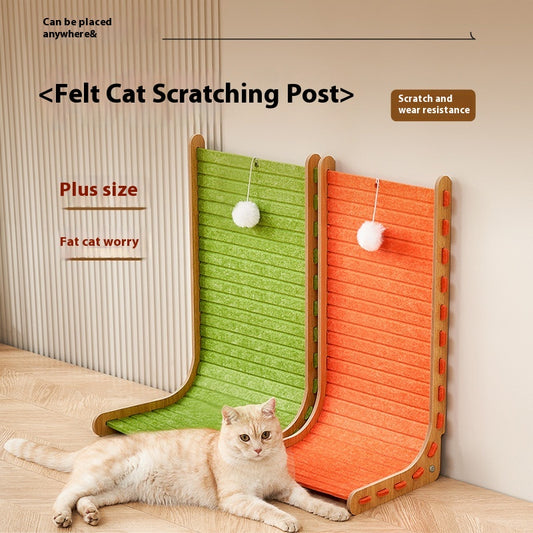 Rascador Vertical de Fieltro de Sisal para Gatos - Protector de Sofá