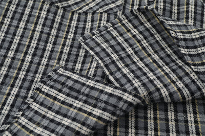 Camisa de Manga Larga a Cuadros con Bolsillo Bordado para Hombre - Image 20