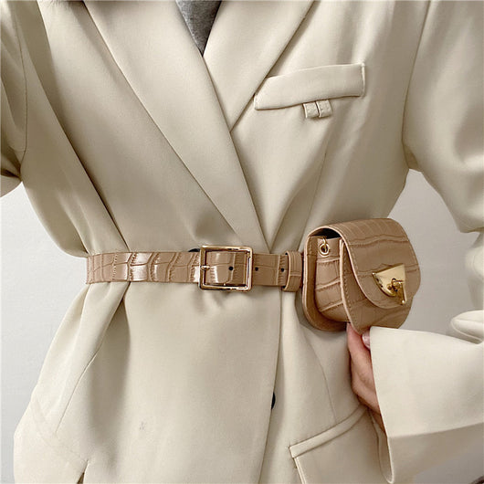 Cinturón Decorativo y Bolsa de Cintura para Mujer - Estilo Europeo y Americano - Image 13