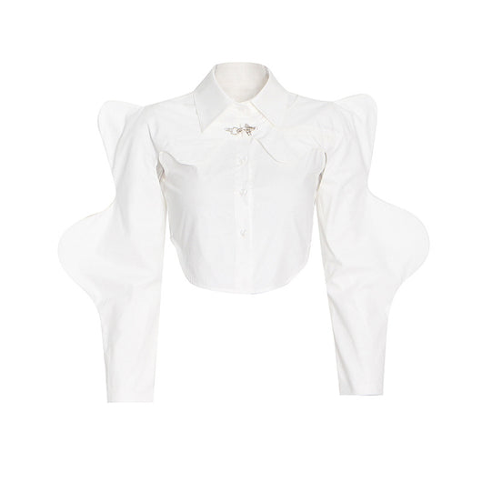 Blusa Sin Mangas Corta de Color Sólido - Estilo Moderno y Versátil - Image 10