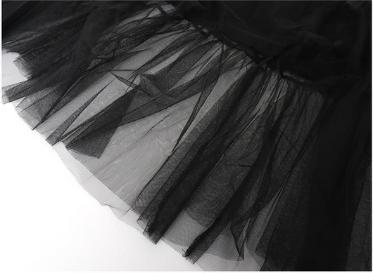 Vestido de Malla Simétrico con Manga Corta - Image 5