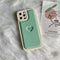 Funda para Celular de Cuero Sintético con Relieve Love