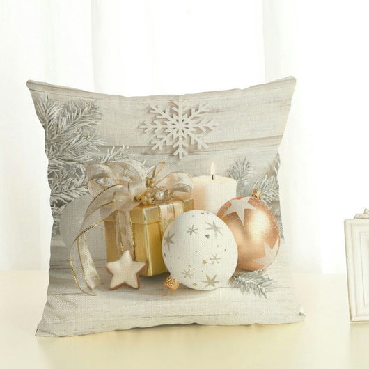 Funda de Almohada Navideña de Lino Premium - Image 11