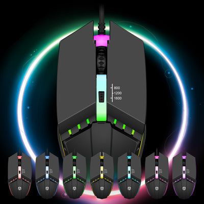 Ratón Gaming USB con Iluminación LED para Competencia - Image 7