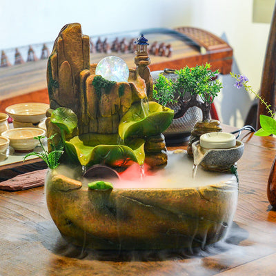 Fuente Feng Shui Rueda de la Fortuna para Atracción de Abundancia - Image 10