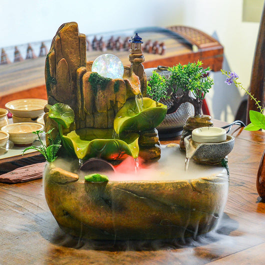 Fuente Feng Shui Rueda de la Fortuna para Atracción de Abundancia - Image 10