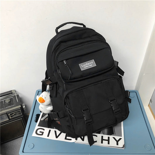 Mochila Escolar de Gran Capacidad Estilo Coreano para Secundaria y Universidad - Image 14