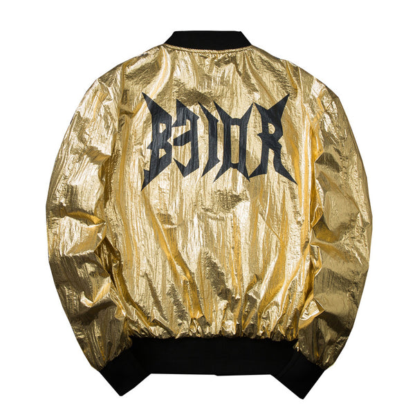 Chaqueta Bomber Reversible Hip Hop Rojo Estilo Harajuku Unisex - Image 4