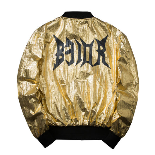 Chaqueta Bomber Reversible Hip Hop Rojo Estilo Harajuku Unisex - Image 4