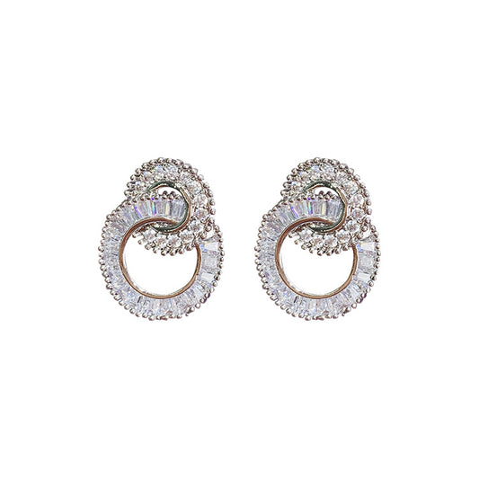 Aretes Circulares de Moda