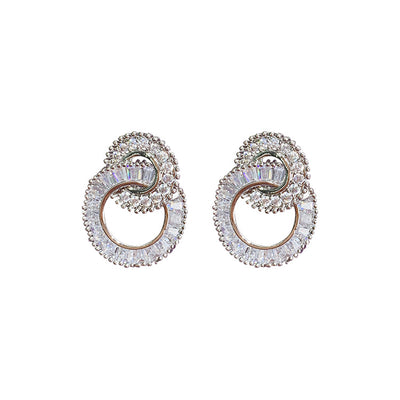 Aretes Circulares de Moda