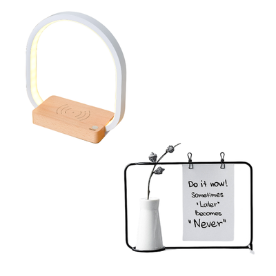 Lámpara de Escritorio Multifuncional con Cargador Inalámbrico - Image 9