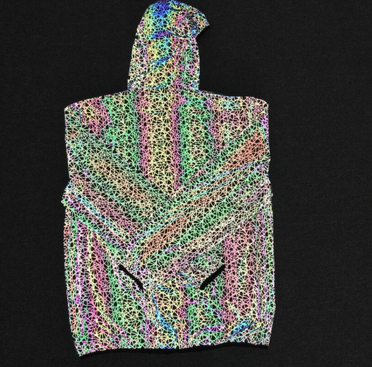 Chaqueta Reflectante Multicolor Caótica - Image 4
